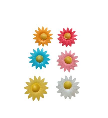 Edible Wafer Flowers – Sunflower Shape ( 50 pcs box)